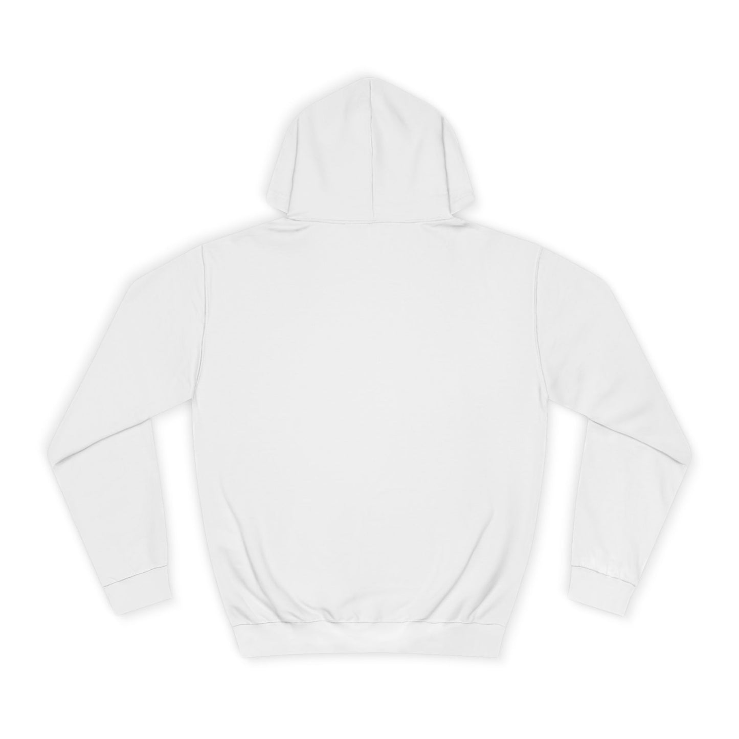 White hoodie on a white background