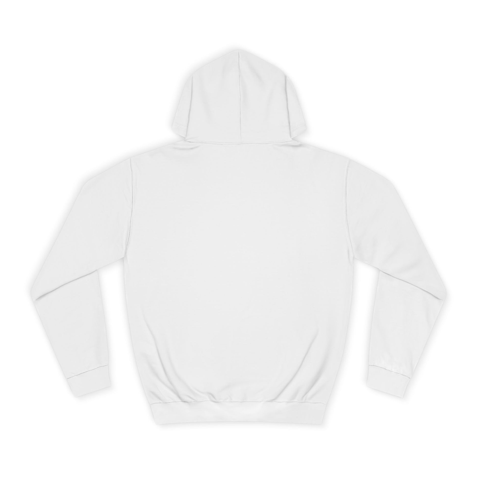 White hoodie on a white background