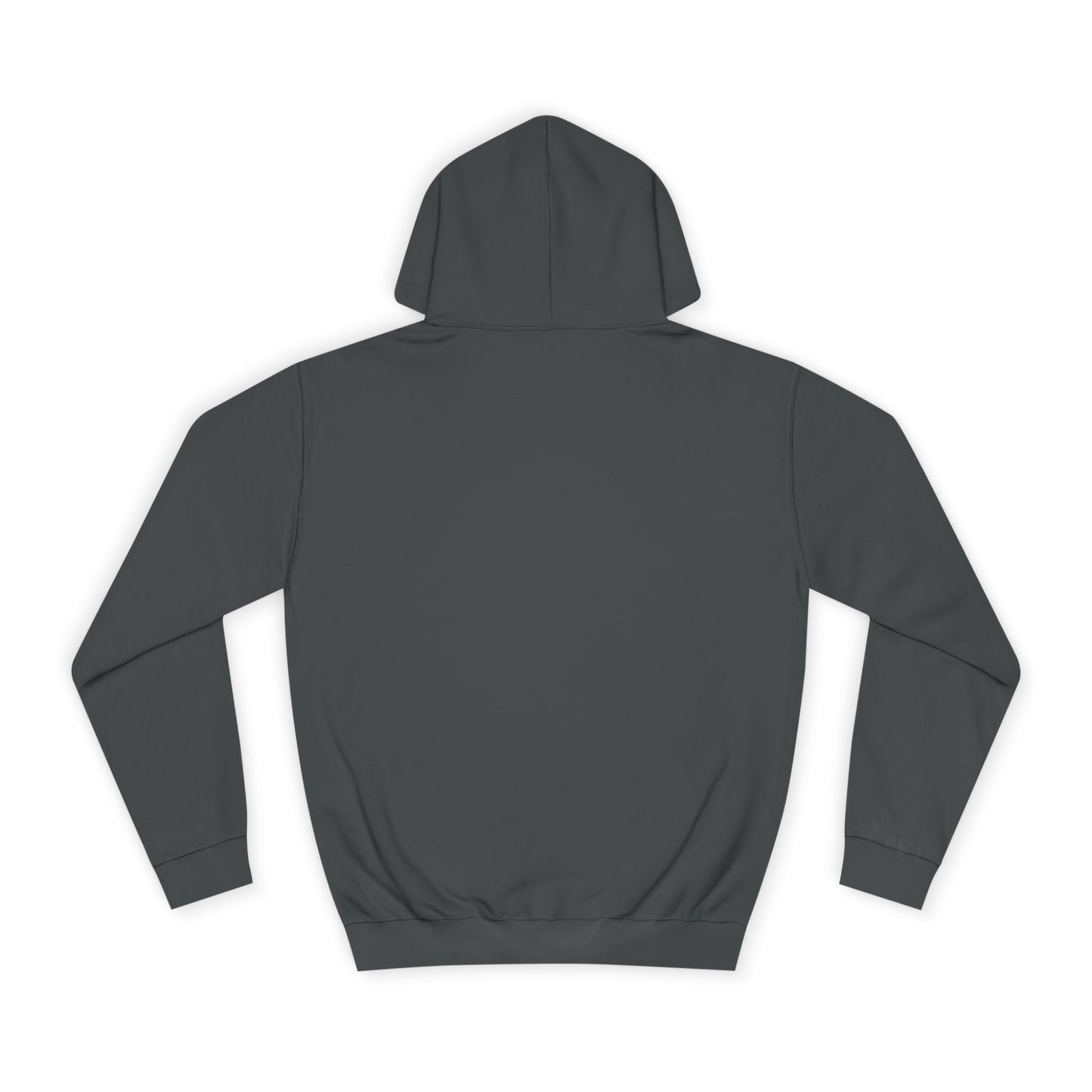 Dark gray hoodie on a white background