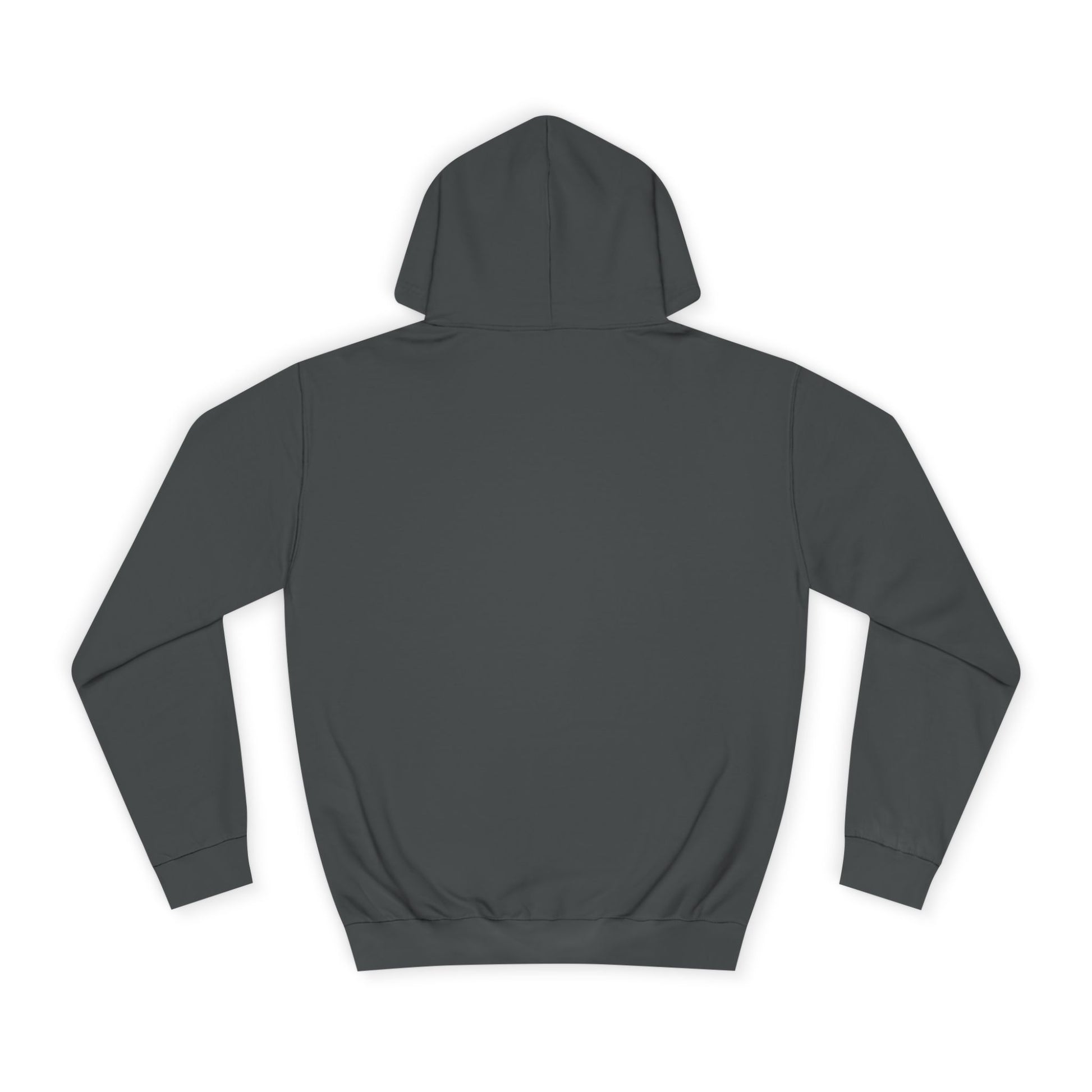 Dark gray hoodie on a white background